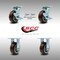 Service Caster 5 Inch Stainless Steel Polyurethane Caster Set with 2 Brakes/Swivel Lock 2 Rigid SCC-SS30S520-PPUR-TLB-BSL-2-R-2 - alternate 6